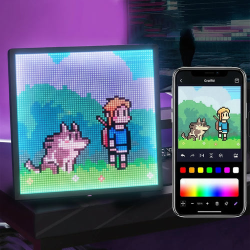 PixelGlow Display