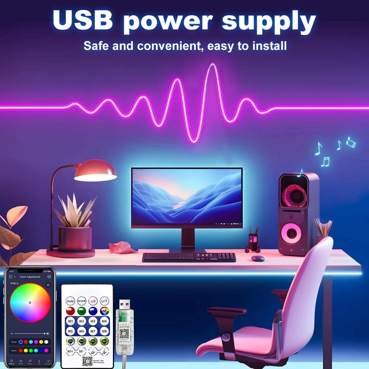 VividFlow Waterproof LED Strip