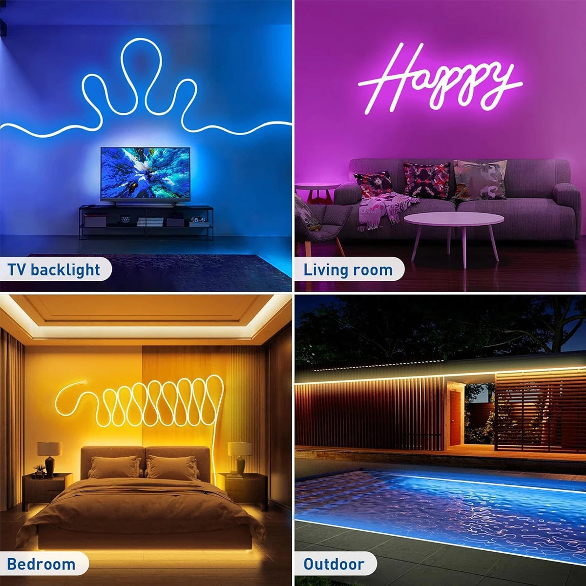 VividFlow Waterproof LED Strip